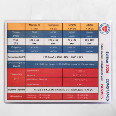 PACK COMPLET – FICHES DE POCHE AMBULANCIER